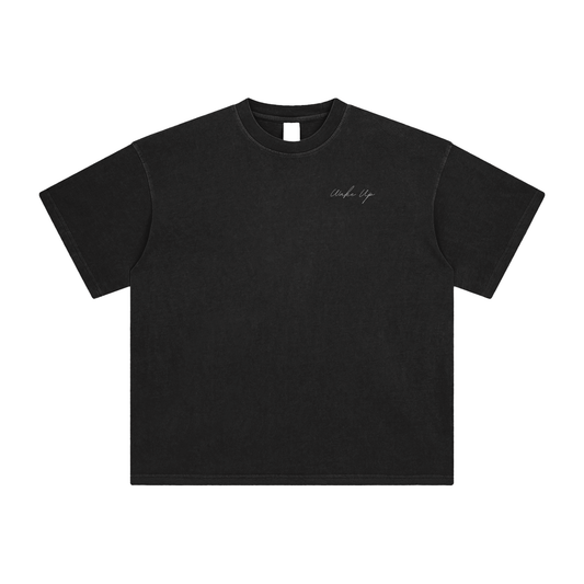 WAKE UP Enzyme Washed T-Shirt