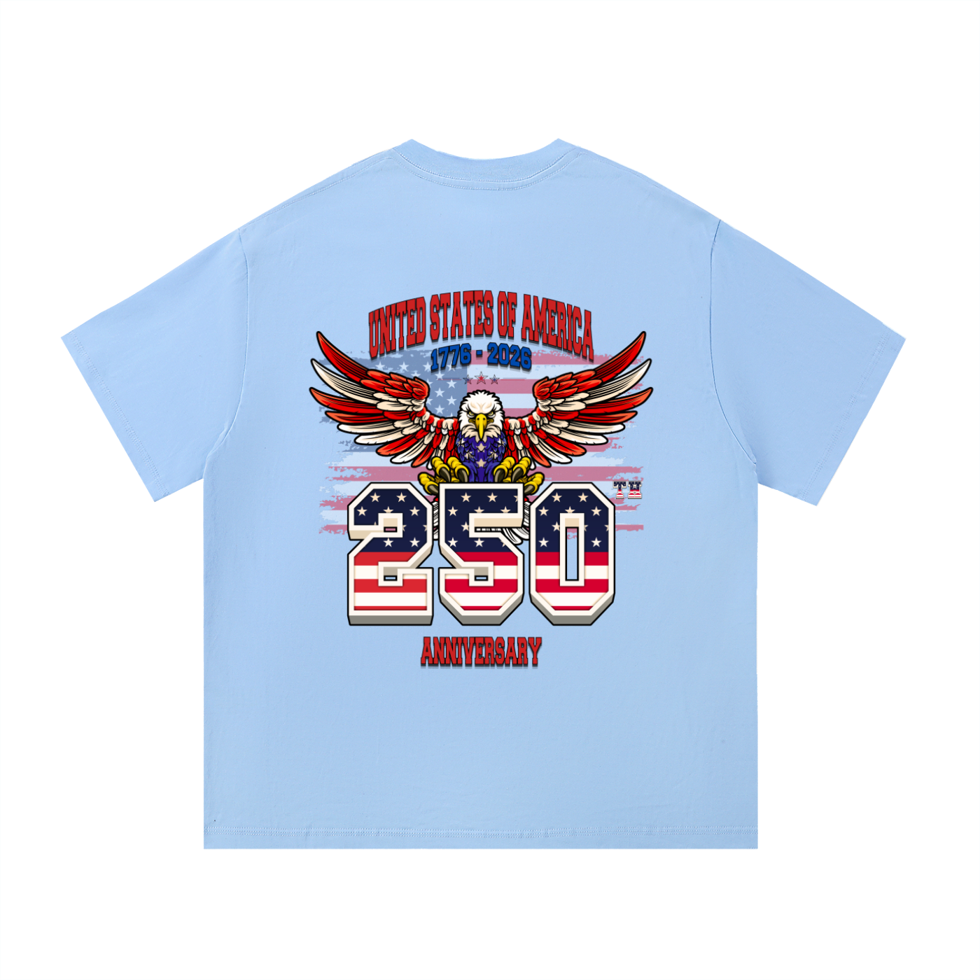 WAKE UP USA 250 Tee