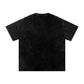 WAKE UP Snow Washed Oversized Cotton T-Shirt