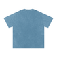 WAKE UP Snow Washed Oversized Cotton T-Shirt