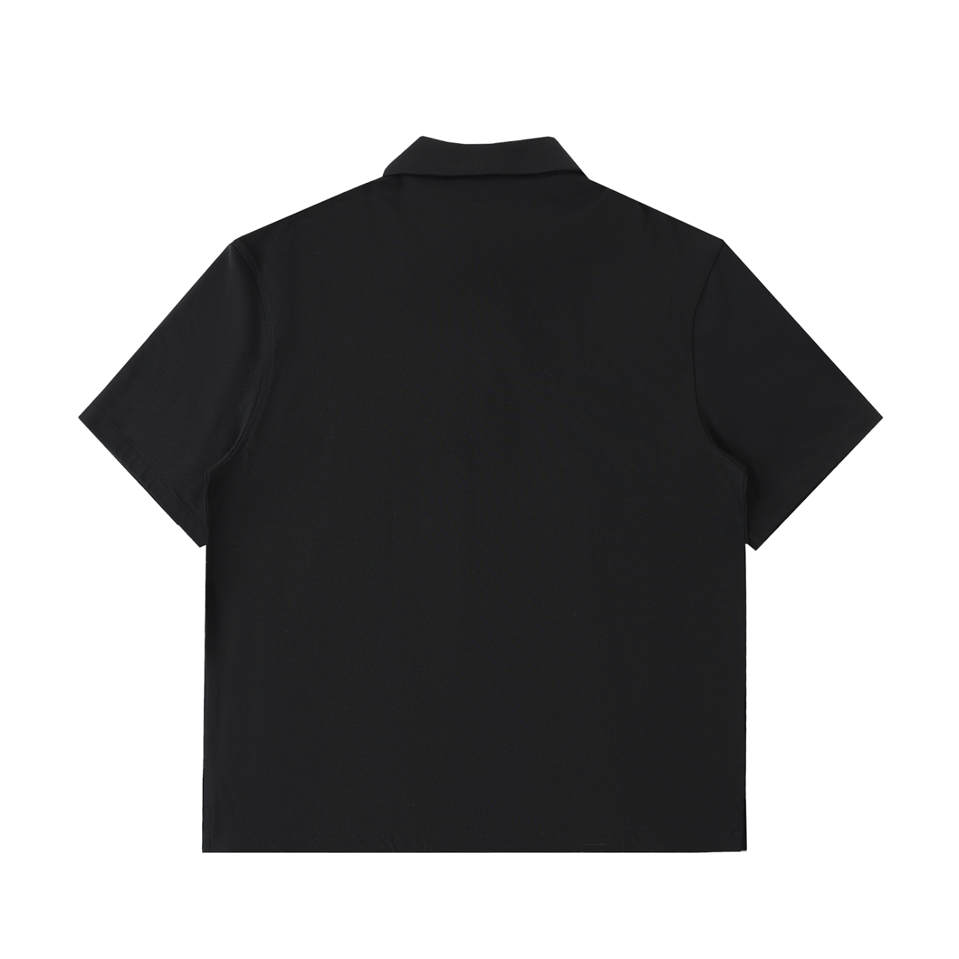 WAKE UP Half-Zip Cotton Polo Shirt