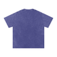 WAKE UP Snow Washed Oversized Cotton T-Shirt