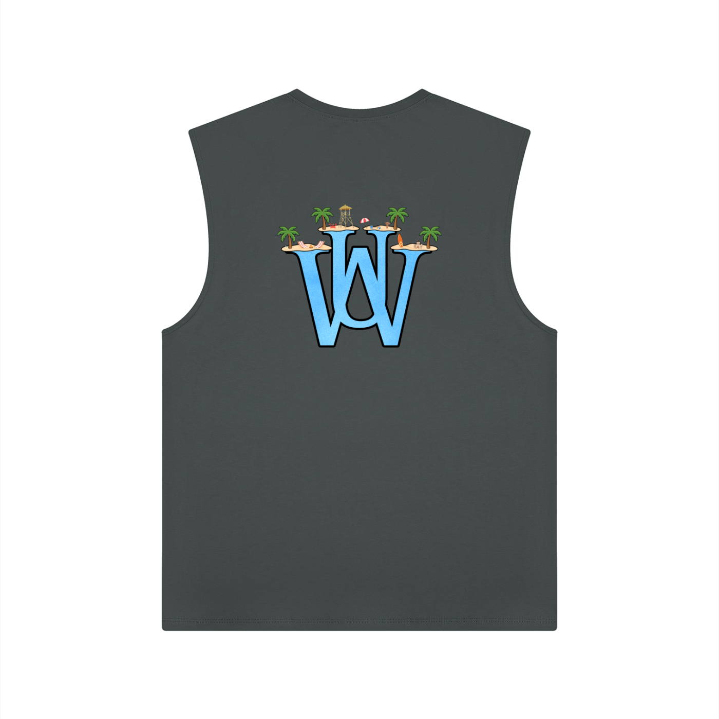 WAKE UP Summer Mens Tank Top