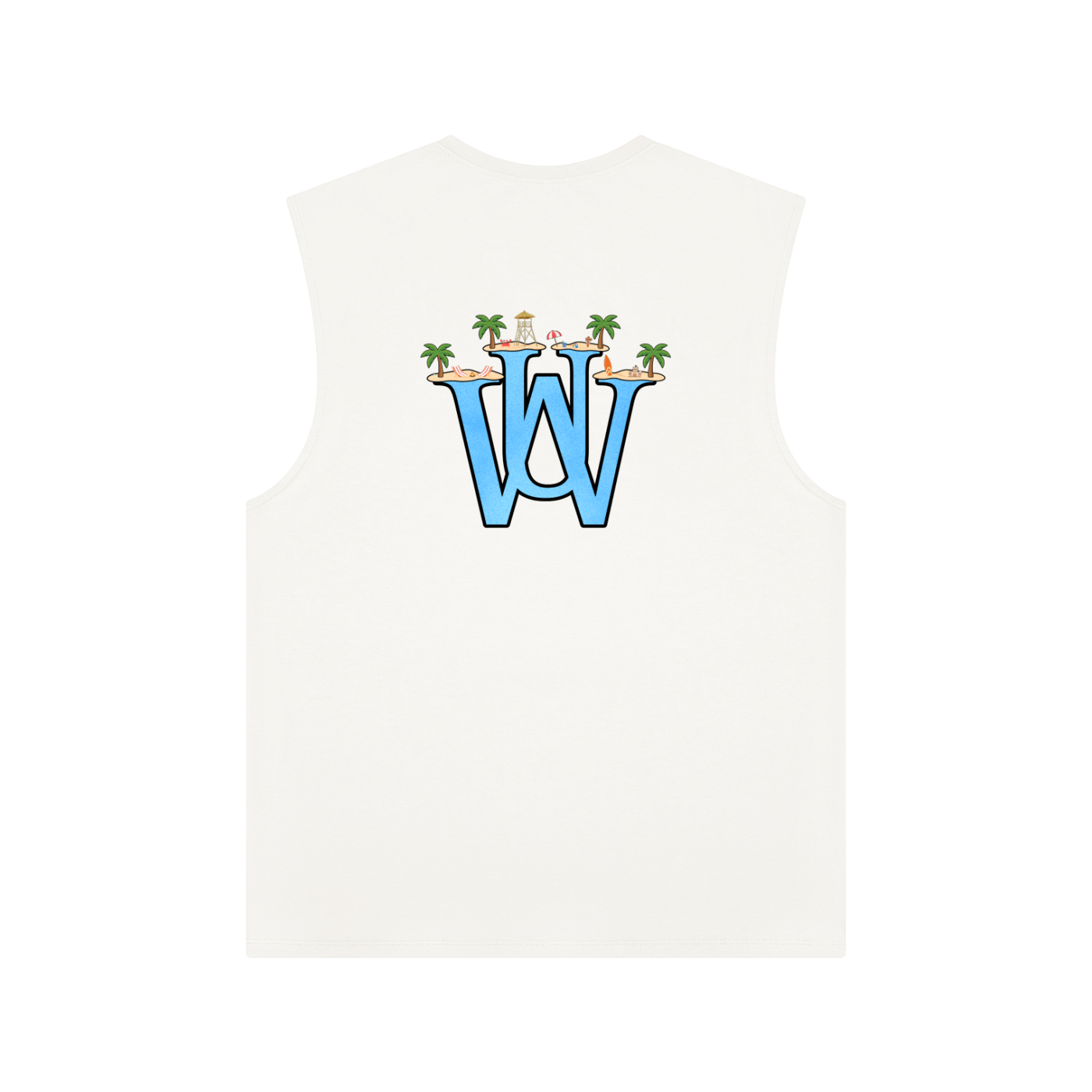 WAKE UP Summer Mens Tank Top
