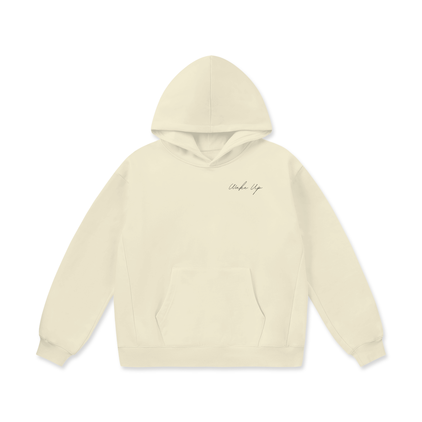 WAKE UP Oversize Heavyweight Fleece Hoodie