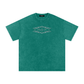 WAKE UP Snow Washed Oversized Cotton T-Shirt