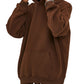 WAKE UP Oversized Fleeced Hoodie
