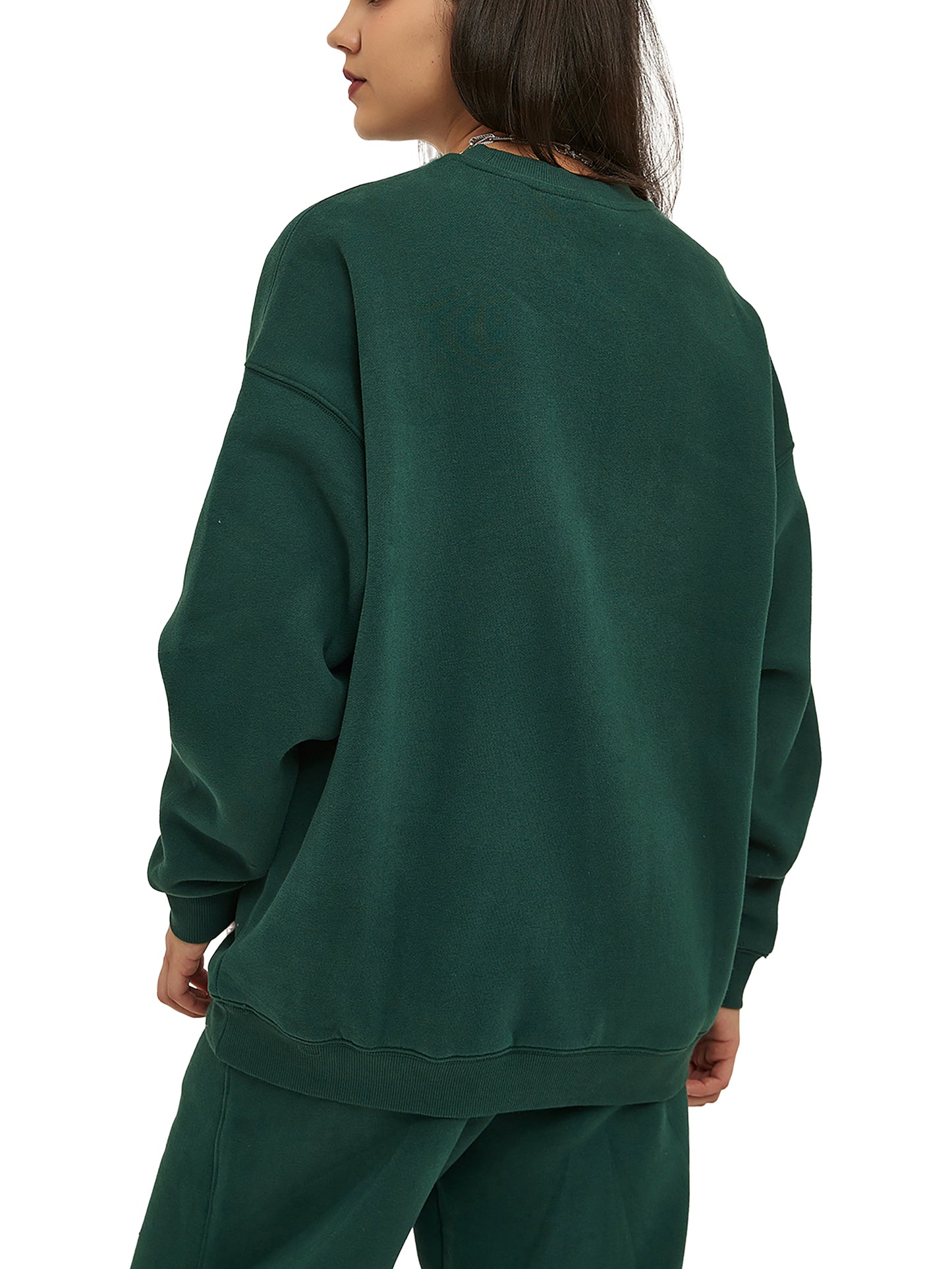 WAKE UP Heavy Simple Fleece Sweatshirt