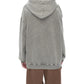 WAKE UP Oversized Snow Washed Hoodie