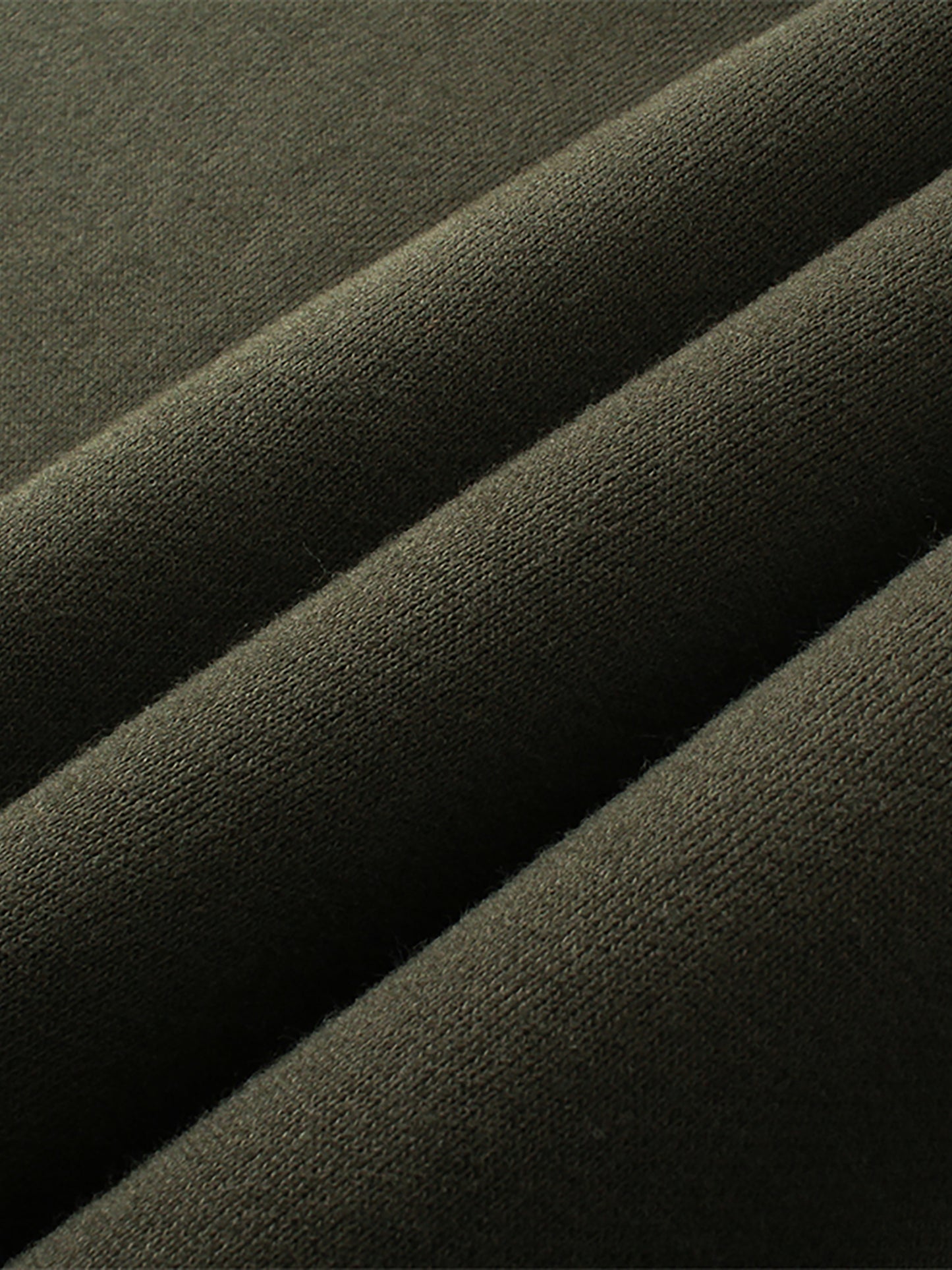 WAKE UP Unisex Solid Color Fleece Straight Leg Pants