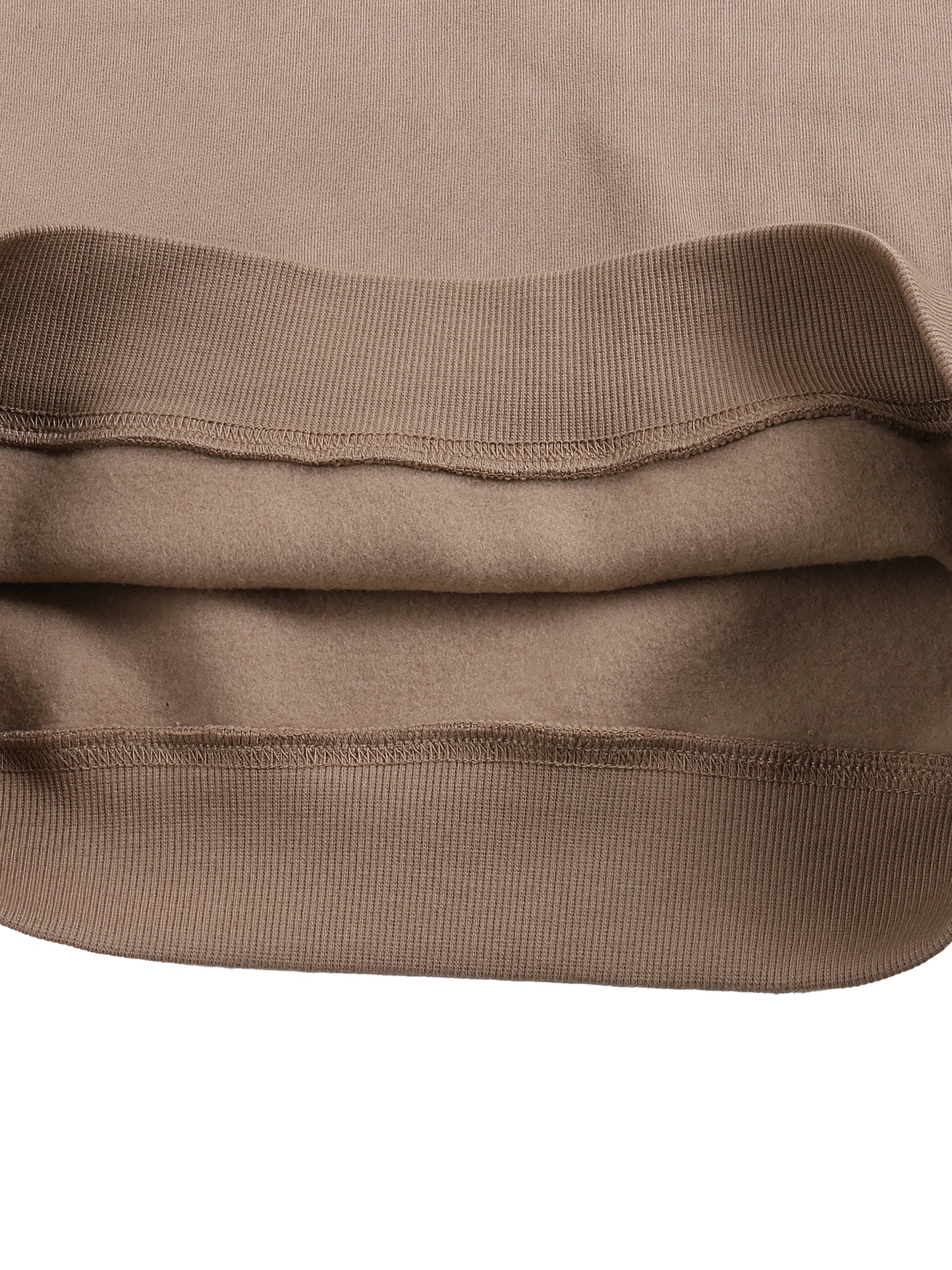 WAKE UP Heavy Simple Fleece Sweatshirt