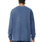 WAKE UP Snow Washed Frayed Long Sleeve