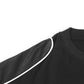 WAKE UP Contrast Piped Panel T-Shirt