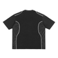 WAKE UP Contrast Piped Panel T-Shirt