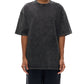 WAKE UP Snow Washed Oversized Cotton T-Shirt