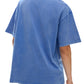 WAKE UP Snow Washed Oversized Cotton T-Shirt