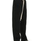 WAKE UP Unisex Solid Color Fleece Straight Leg Pants