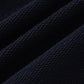 Contrast Striped Lapel Collar Sweatshirt