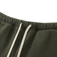 WAKE UP Unisex Solid Color Fleece Straight Leg Pants