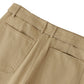 WAKE UP Twisted-Seam Belted Curved-Blade Pants