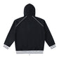 WAKE UP Striped Trim Zip-Up Hoodie