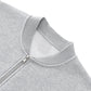 WAKE UP Essential Zip-Up Fleeced Varsity Jacket