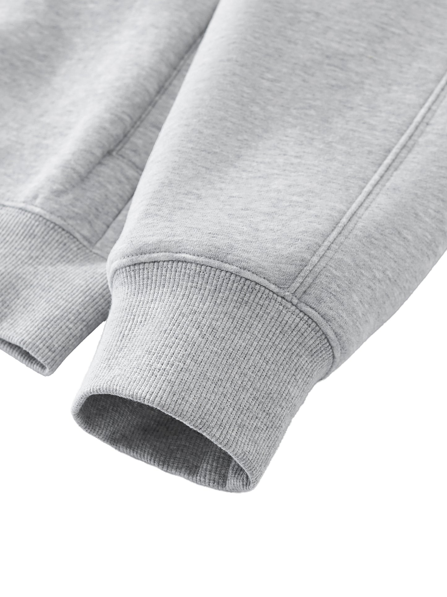 WAKE UP Essential Zip-Up Fleeced Varsity Jacket