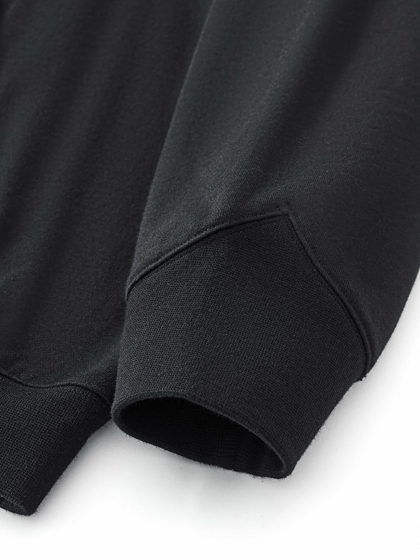 WAKE UP Big Hood Half-Zip Fleece Hoodie