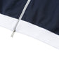 Contrast Trim Stand Collar Jacket
