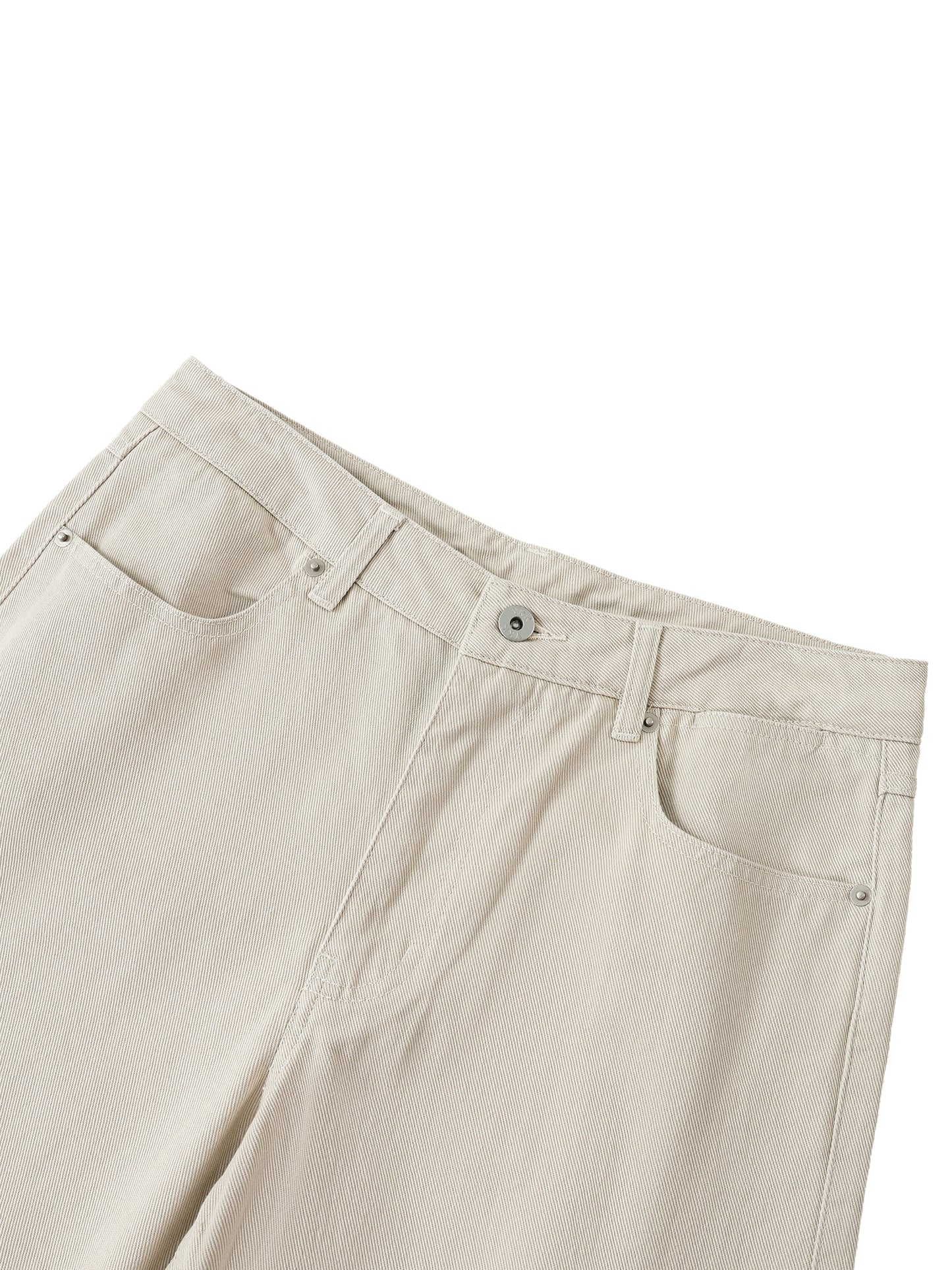 WAKE UP Heavyweight Cotton Straight-Leg Pants