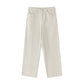 WAKE UP Heavyweight Cotton Straight-Leg Pants