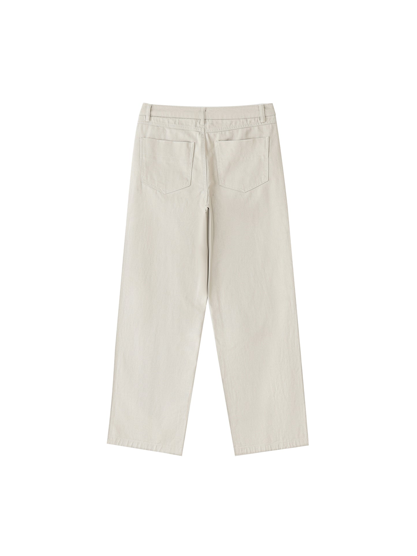 WAKE UP Heavyweight Cotton Straight-Leg Pants