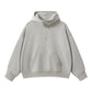 WAKE UP Big Hood Half-Zip Fleece Hoodie