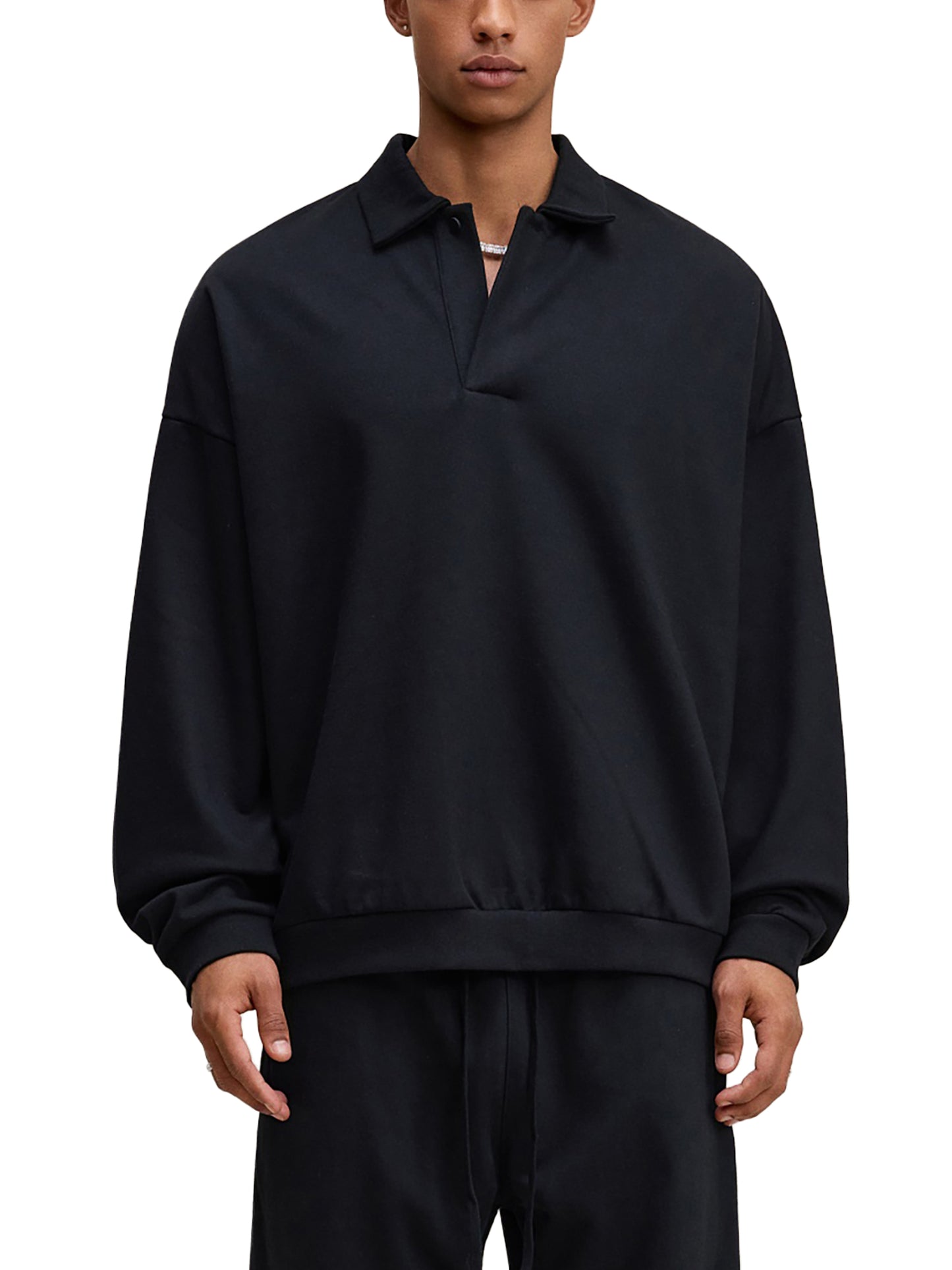 WAKE UP Heavyweight Fleece Polo Sweatshirt