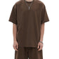 WAKE UP Enzyme Washed T-Shirt