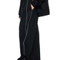 WAKE UP Reflection Striped Straight-Leg Sweatpants