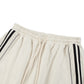 WAKE UP Reflection Striped Straight-Leg Sweatpants