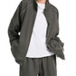 WAKE UP Reflection Striped Raglan Sleeve Jacket