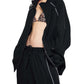 WAKE UP Reflection Striped Raglan Sleeve Jacket