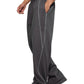 WAKE UP Reflection Striped Straight-Leg Sweatpants