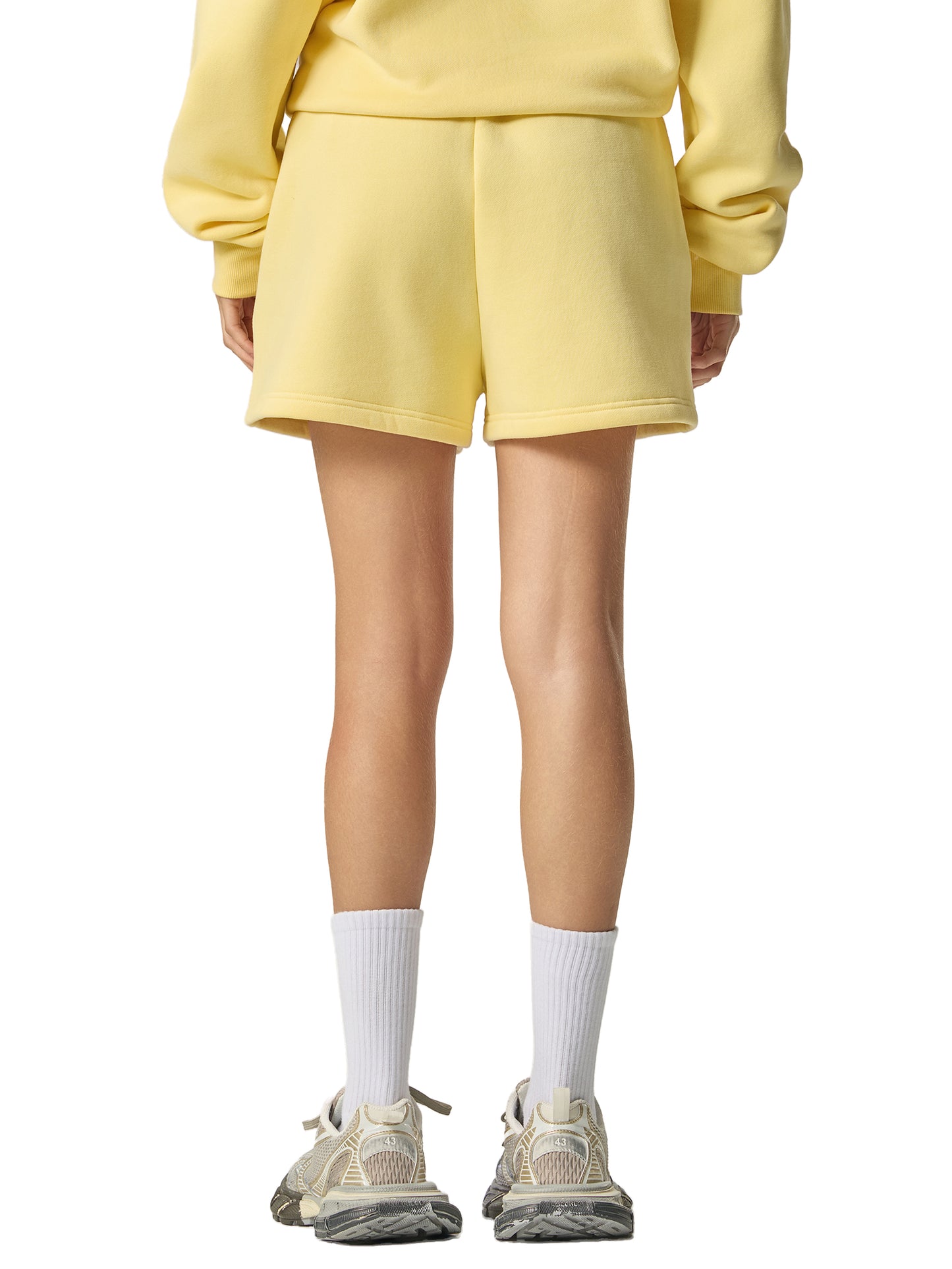 WAKE UP Essential Fleece Drawstring Sweatshorts