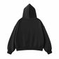 WAKE UP Fleeced Full-Zip Boxy Hoodie