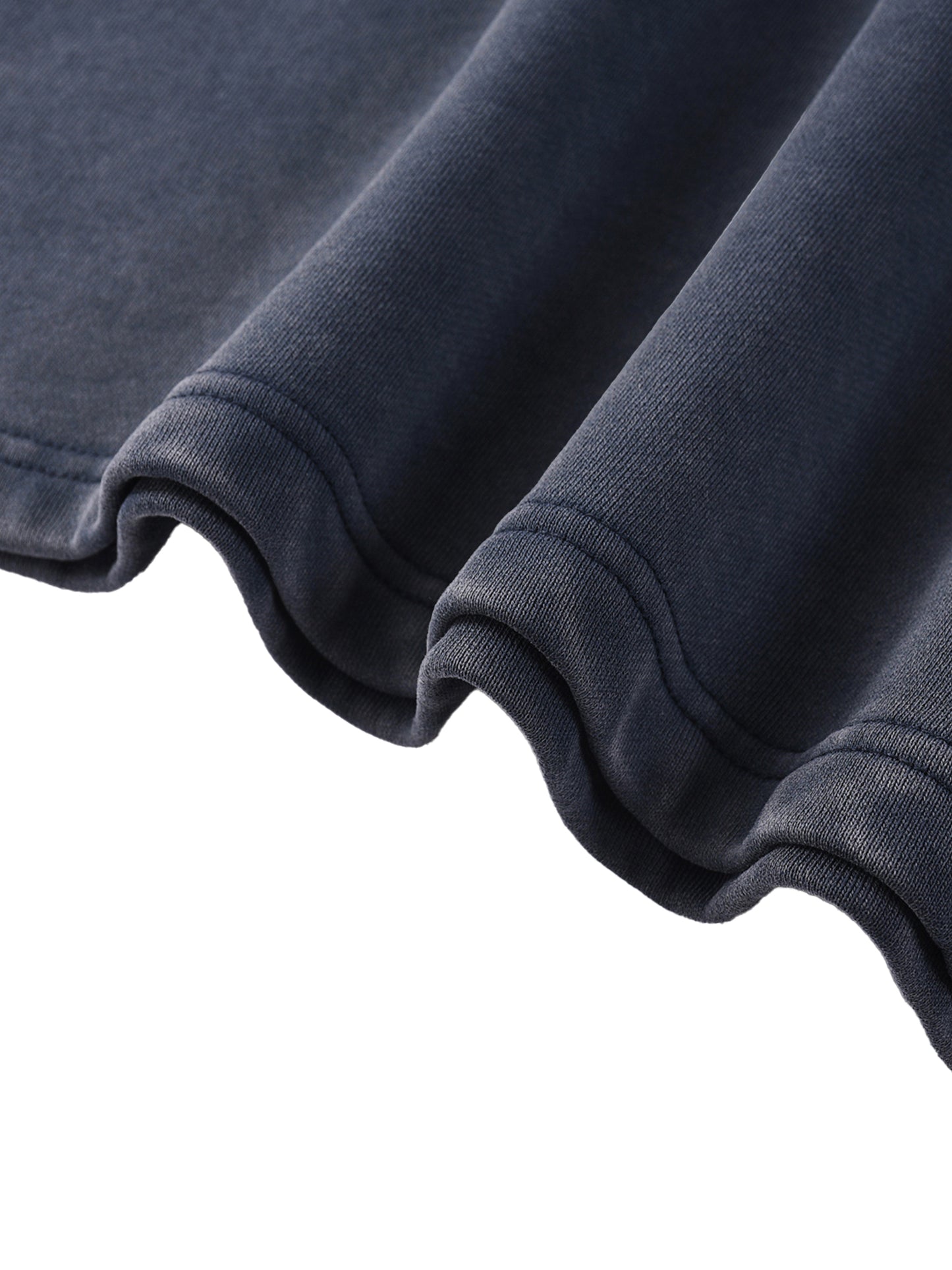 WAKE UP Snow Washed Contrast Tape Sweatshirt