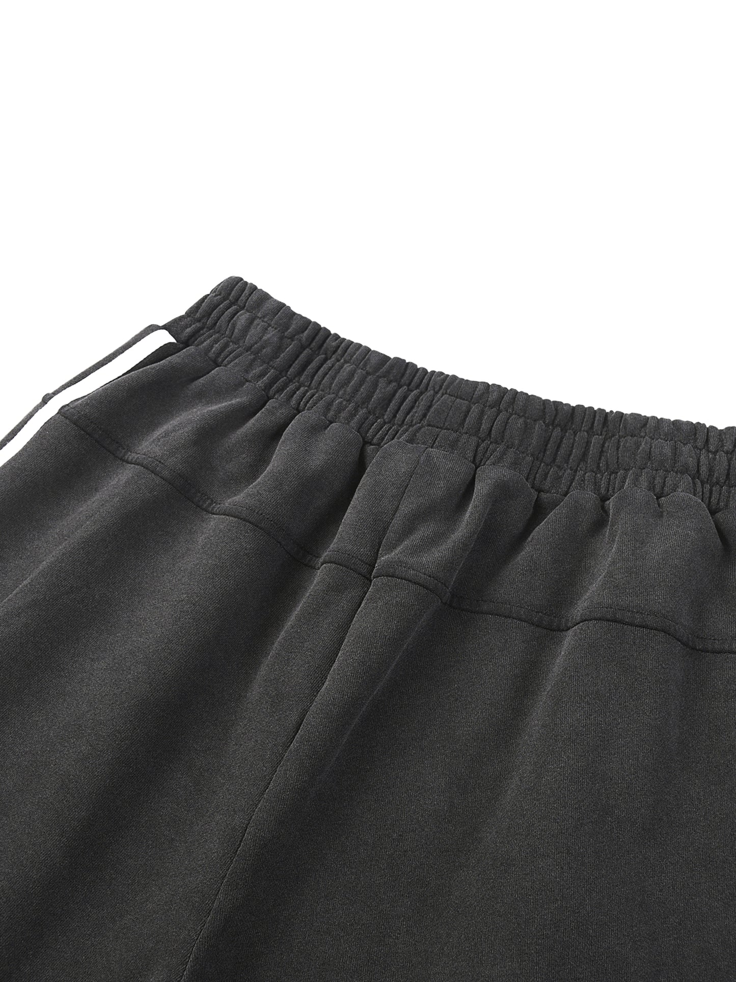 WAKE UP Snow Washed Contrast Tape Sweatpants