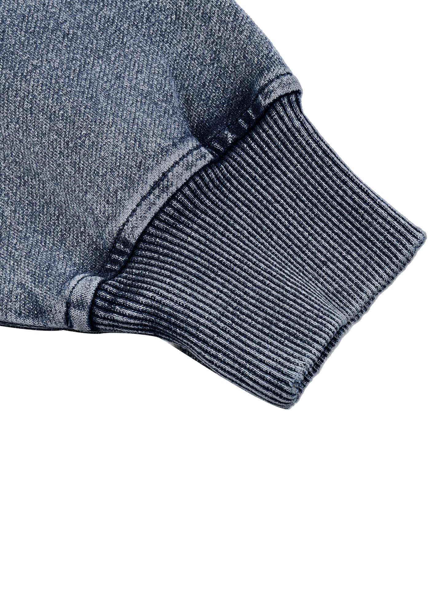 WAKE UP Snow Wash Oversized Crewneck Sweatshirt