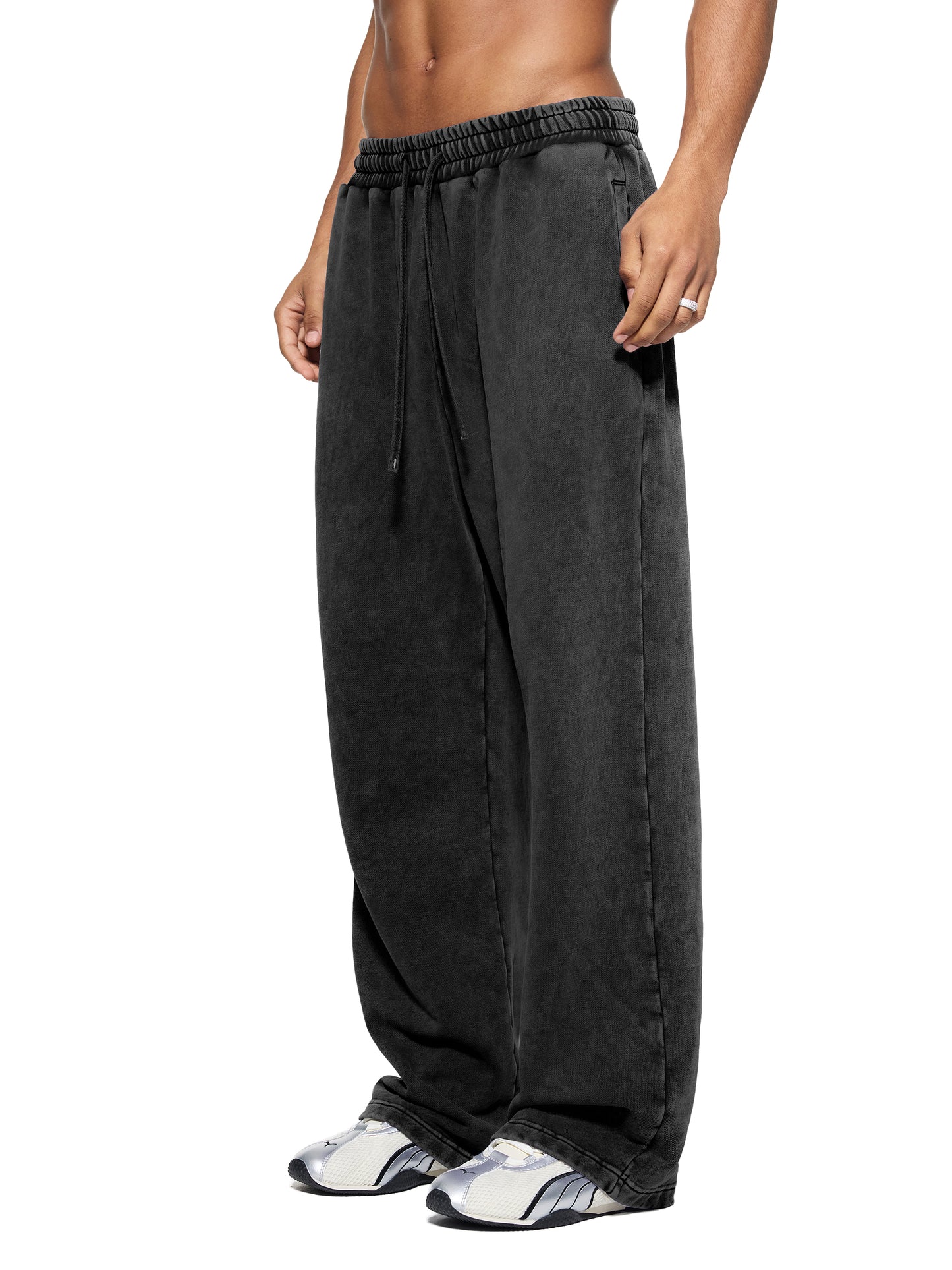 WAKE UP Snow Wash Heavyweight Sweatpants