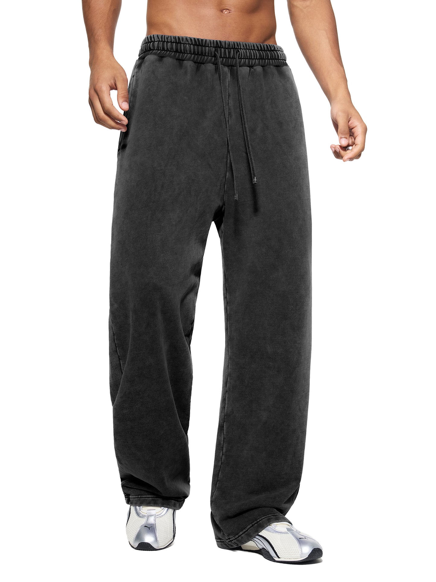 WAKE UP Snow Wash Heavyweight Sweatpants