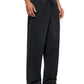 WAKE UP Sun Fade Raw Edge Straight-Leg Sweatpants