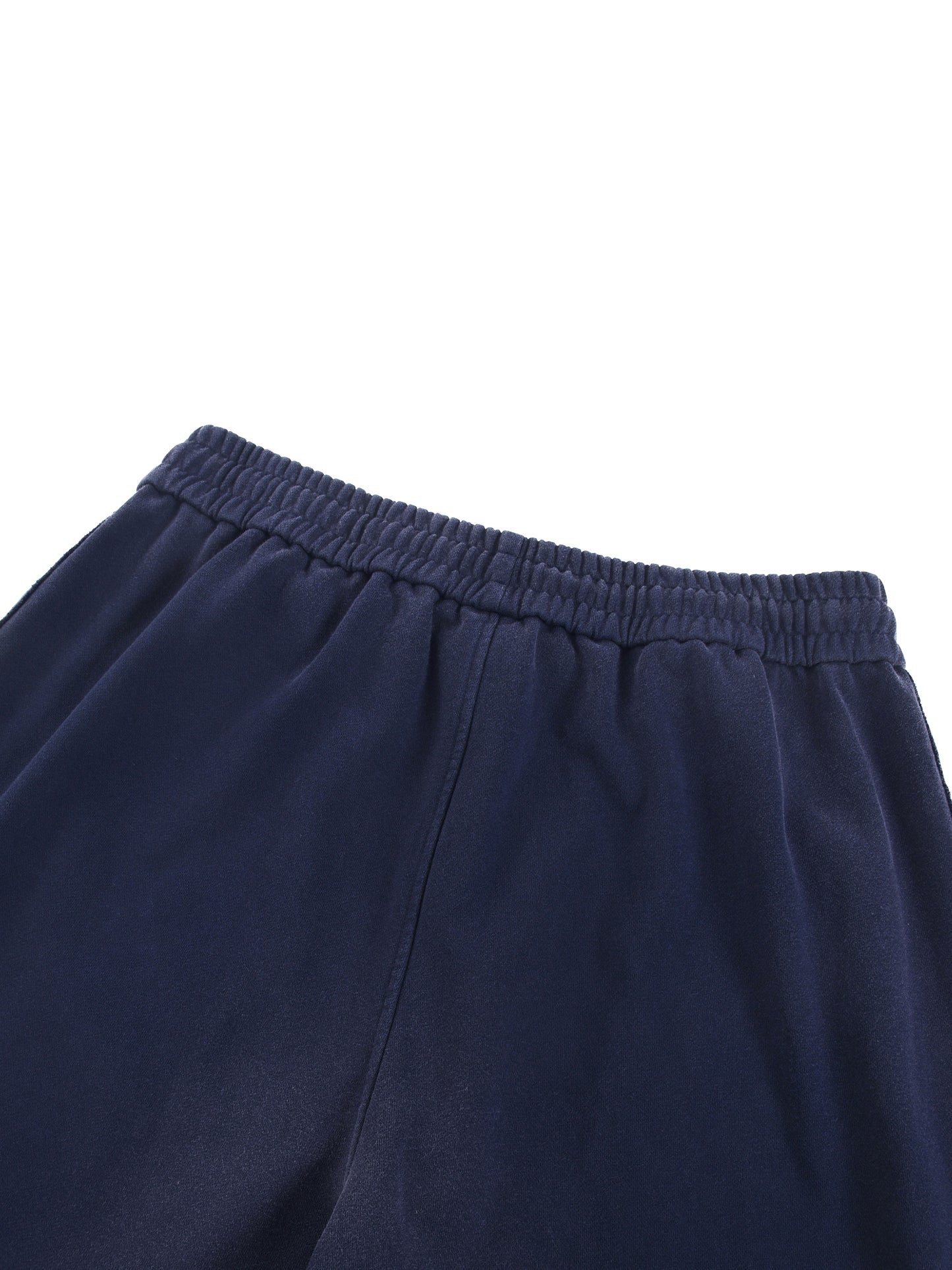 WAKE UP Sun Fade Raw Edge Straight-Leg Sweatpants