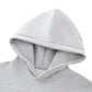 WAKE UP Contrast-Stitched Boxy Fleece Hoodie